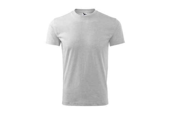 Tričko unisex Classic 101 světle šedý melír obrázek 2