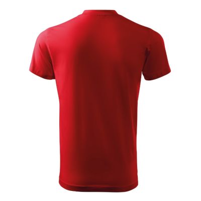 Tričko unisex Heavy V-neck 111 červená obrázek 242