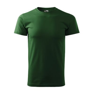 Tričko pánské Basic 129 lahvově zelená obrázek 732
