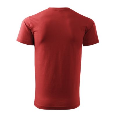Tričko pánské Basic 129 bordó obrázek 764