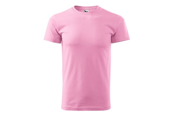 Tričko pánské Basic 129 růžová obrázek 2
