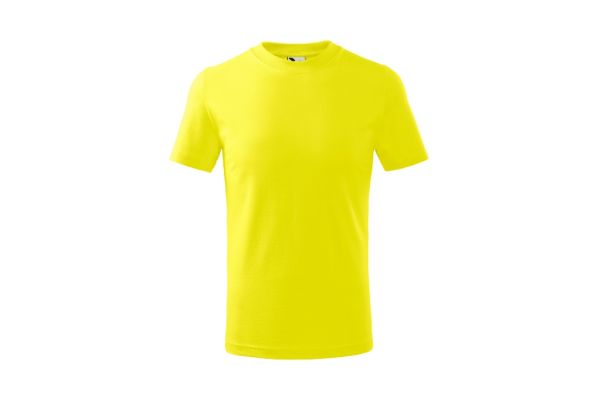 Tričko dětské Basic 138 citronová obrázek 2